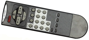 24 Key Remote Front View